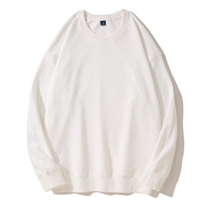 High Quality Embroidered Crew Neck Men's Sweatshirt Unisex Custom Logo Cotton Polyester <b>Mixed</b> <b>Fabric</b> Blank Crew Neck Sweatshirt - Product Image 2