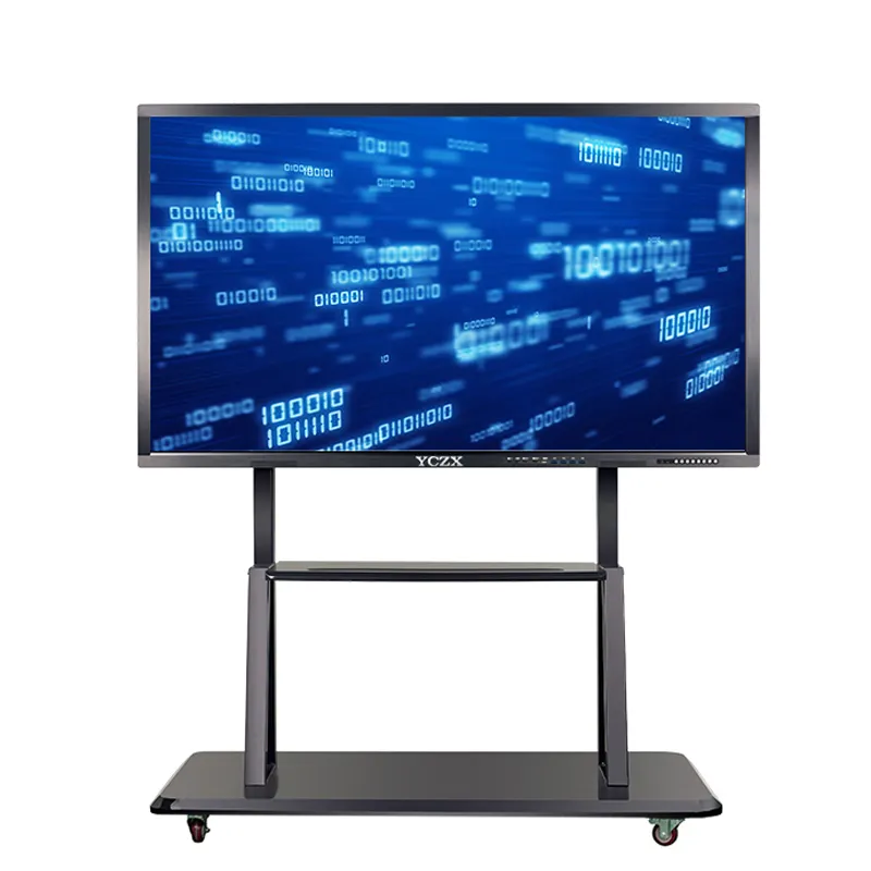 Tablero inteligente interactivo con 55 65 75 86 Pantalla LCD de 98 pulgadas Monitor de pantalla táctil Género de pizarra blanca