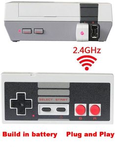 Manette sans fil 2,4 G pour console NES Classic Mini avec récepteur, manette de jeu rétro portable pour joysticks NES - Product Image 4