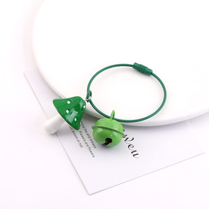 Colorful Wire Loop Mushroom Bell Pendant Diy Jewelry Accessory For Bag And Earphone Case Ornament - Product Image 4