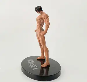 Vendita calda giapponese Anime PVC attacco alla figura di titano modello giocattolo fondante Titan Eren Jaeger Action Figure con scatola di colore