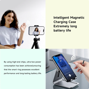 Anneau intelligent en acier inoxydable à écran tactile matriciel, suivi d'activité, fréquence cardiaque, surveillance du sommeil, étanche 5 ATM, application personnalisée, IP68/5 - Product Image 3