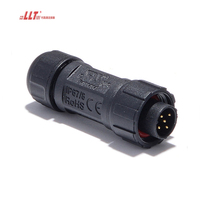Support de panneau de lumière LED à 5 broches M12 IP68 étanche en plastique fil électrique prise de chariot élévateur électrique