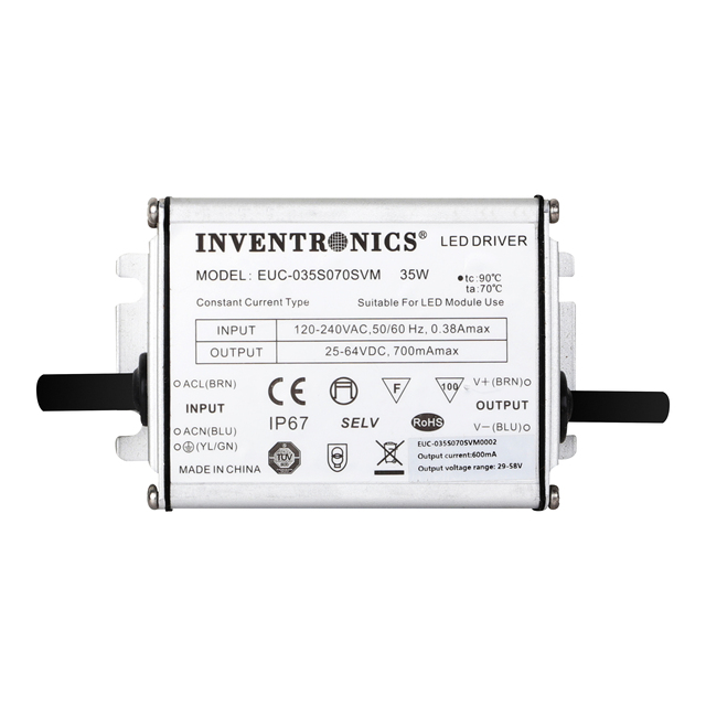 Inventronics EUM-Dx Series Class 2 LED Driver IP67 30W to 320W Power Supply Range