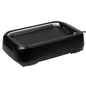 <span class=keywords><strong>Grill</strong></span> électrique d'intérieur <span class=keywords><strong>sans</strong></span> <span class=keywords><strong>fumée</strong></span> 1500W, extraction de <span class=keywords><strong>fumée</strong></span> turbo, plaque amovible, contrôle numérique, antiadhésif, compatible VR - Offre Spéciale - Product Image 4