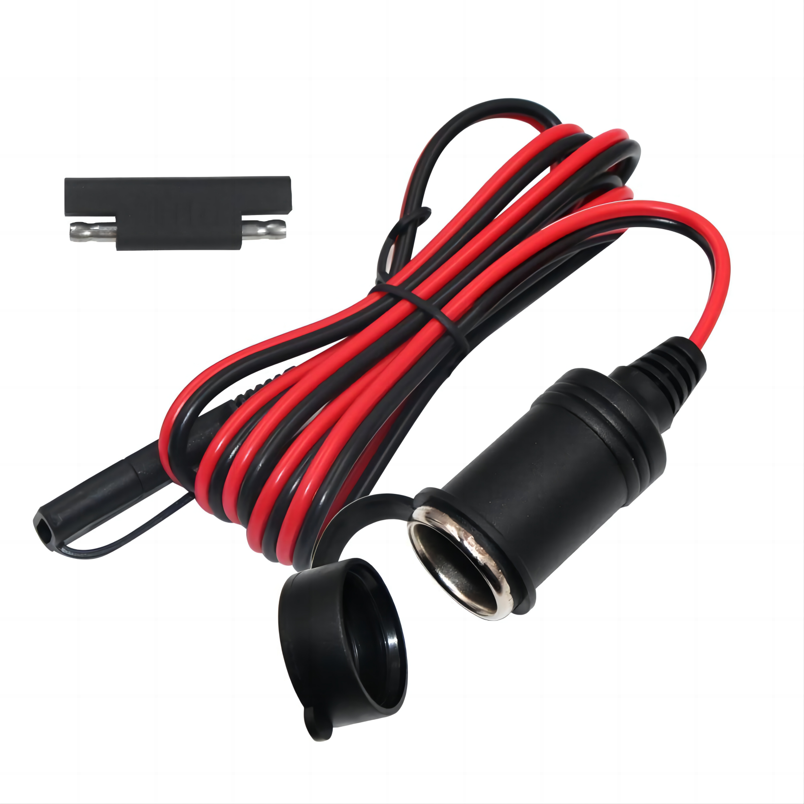cigarette lighter plug to sae connector KUNCAN Car SAE Cigarette Lighter Socket Plug