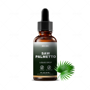 OEM 자체 브랜드 쏘팔메토 액상 추출물 에너지 보충제 남성 건강을 위한 쏘팔메토 드롭스 - Product Image 1