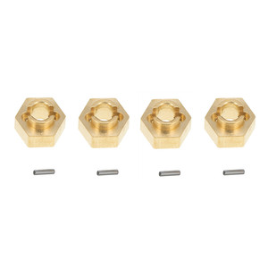 Adaptador hexagonal de rueda de latón de 3MM, 5MM, 8MM para 1/24 RC <span class=keywords><strong>Crawler</strong></span> <span class=keywords><strong>SCX24</strong></span> AXI90081 AXI00002 AXI00001 AXI00004 Gladiator - Product Image 2
