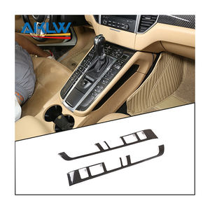 Alta calidad con precio de fábrica, accesorios interiores de coche de fibra de carbono, embellecedores de marco de botón de cambio de marchas para Porsche <span class=keywords><strong>Macan</strong></span> 2014-2020 - Product Image 1