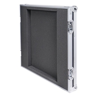 Étui antichoc 12U Rack Case DJ Shock Mount Rack Road Case ATA Case avec roulettes 12U Space