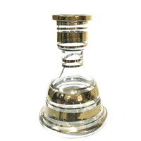 Accessoires de narguilé de couleur or de haute qualité de vente chaude-Shisha de narguilé arabe portable avec composants métalliques de bouteille en verre d'estampage à chaud