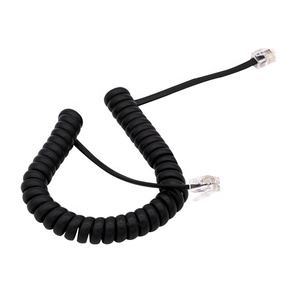 <span class=keywords><strong>RJ12</strong></span> 6p6c ถึง <span class=keywords><strong>RJ12</strong></span> 6P6C สายโทรศัพท์ชุดโทรศัพท์สายขดลวดสายโทรศัพท์เกลียวสาย - Product Image 3