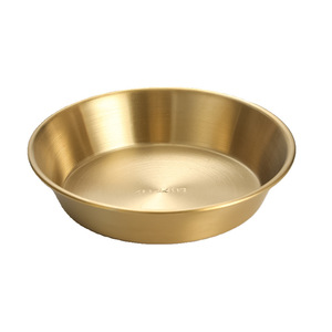 304 Stainless Steel Sauce Dish Round Gold Condiment Cup For Party Simple Style - Product Image 3