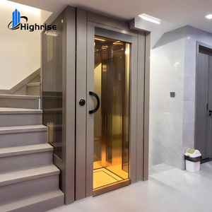Ascenseurs électriques pour maisons à 4 étages, ascenseurs résidentiels/hôteliers avec vitres panoramiques - Product Image 3