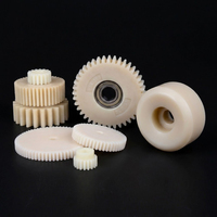 Piñones de Cadena de Plástico OEM, Engranajes de Plástico de Ingeniería PA6/Nylon/POM/UHMWPE/PTFE