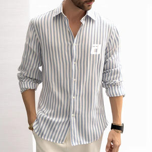 قمصان رجالية بالجملة، بلوزات عتيقة وقمصان كتان، قمصان فضفاضة بأكمام طويلة للرجال، خدمة تصنيع حسب الطلب - Product Image 1