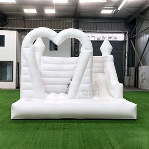 Commercial White Bounce House with <b>slide</b> Combo Adult Bouncy Jumping Castle Kids Party Inflatable Bouncer - Product Image 1