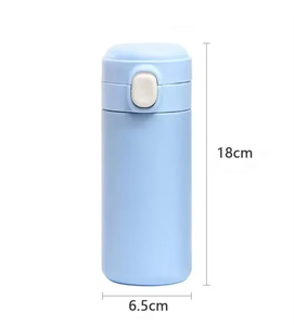 320ML Stainless Steel <b>Thermal</b> Mug Office Home Thermos <b>Cup</b> Bouncing Cover Vacuum Flask Thermos <b>Cup</b> Coffee Tea Milk Thermo Bottle - Product Image 2