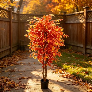 Wholesale Knock Autumn Ficus <b>Tree</b> <b>Artificial</b> Banyan Plant Detachable Modular Design Eco-Friendly Wedding Indoor/Outdoor Decor - Product Image 5