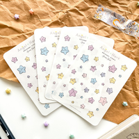 Autocollants personnalisés découpés à la forme pour enfants, avec impression de logo, design de planificateur, imperméables, brillants, à découpe mi-chair