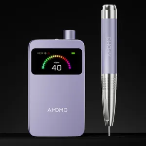 AMDMG-Perceuse à ongles sans balais, portable, professionnelle, électrique, rechargeable 2024 tr/min, nouveauté 40000