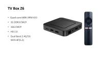 Nuevo TV Box Android 10 Z6 con Control Remoto por Voz, Allwinner H313 4K, Wifi 2.4G/5G, Reproductor Multimedia 2G 8G 16G, Set Top Box como Q5