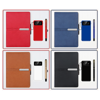 Ensemble cadeau d'entreprise personnalisé en cuir PU, carnet A5 avec stylo, articles promotionnels de luxe pour cadeaux d'affaires en gros