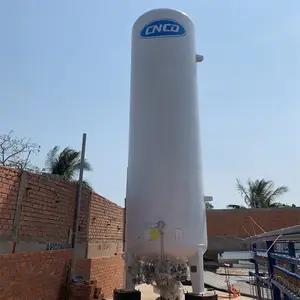 Grand réservoir de stockage de gaz Co2 liquide pyrogénique de 5 m3 2,16 mpa, de Type Vertical, pour l'usine de boissons