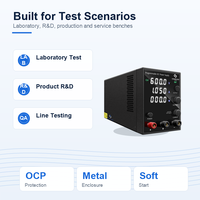 Alimentation électrique régulée en courant continu programmable et réglable, 600V, pour utilisation en laboratoire, deux interfaces de communication, entrée AC 220V.