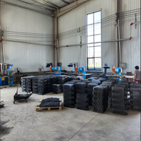1000 Cages pour poules pondeuses, type batterie, pour bâtiment avicole, en métal galvanisé, durable, anti-corrosion, conception agricole, dimensions