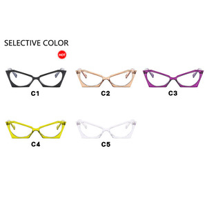 Chống-ánh sáng màu xanh cá nhân full-frame Mèo Mắt in động vật unisex đọc kính khung Châu Âu Mỹ phong cách thanh lịch - Product Image 3