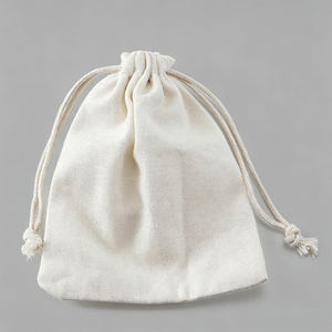 Custom Size Color Canvas <b>Drawstring</b> <b>Bag</b> With Matching <b>Drawstring</b> Cord <b>Small</b> Pouch Packing Customized Design For Daily Use - Product Image 6