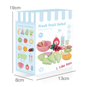 Juego de Cocina de Madera con Frutas y Verduras de Simulación, Educativo, Ecológico, No Tóxico, para Niños de 2 a 7 Años, Juguete de Cocina DIY - Product Image 6
