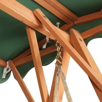 Usine directement patio antique balançoire en bois extérieur jardin sapin balançoire en bois pour adulte