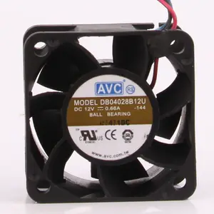 AVC 24V 48V DC12V 0.66A EC AC 40x40x28mm 4CM 4028 4-wire power Chassis heat dissipation Centrifugal DB04028B12U cooling fan