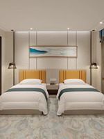 Vente en gros de meubles de chambre à coucher d'hôtel Foshan Lit King Size moderne design