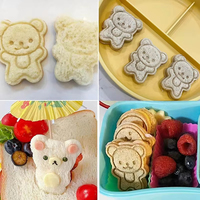 Sandwich Cutter Set für Kinder Kinder DIY süße Tiere Brot Toast Herstellung Formen Mini Bär Sandwich Maker Backwerk zeuge