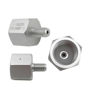 Adaptador Convertidor para Acuario HomeBrew para Tanque de CO2 Sodastream W21.8, CGA320, 3/8-24UNF 5/8-18UNF - Product Image 6