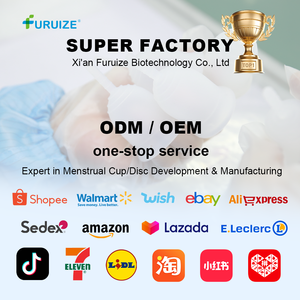 Disque menstruel Furuize, grand, en silicone de qualité médicale, disque menstruel, logo OEM, conception anti-fuite, disque de règles - Product Image 5