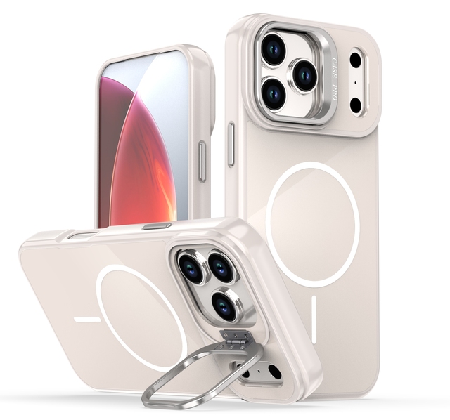 Shockproof Cell Phone Case De Lujo Colorful Magnet Case with Camera Protection Folding Holder Phone Cover