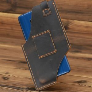 Genuine Leather Case Classic Cell Belt <b>Mens</b> Phone Holster Waist <b>Pouch</b> for Gifts - Product Image 6