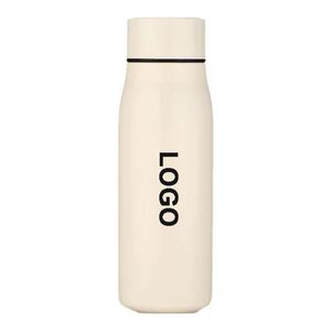 Bouteille d'eau réutilisable personnalisée avec logo imprimé, affichage de la température LCD, bouteilles d'eau intelligentes pour enfants, école, entreprise - Product Image 1