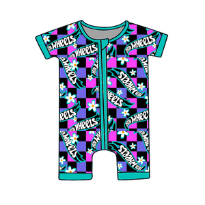 Nuevos Productos de Ropa de Bambú al por Mayor, Pantalones Cortos de Bambú Personalizados para Bebés, Pijama de Bambú de Verano con Cierre Bidireccional para Unisex - Product Image 3