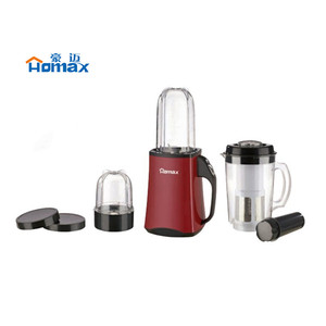 Homax Multifunction <b>Blender</b> Red Plastic Electric Home Use With Double Stirring Blades Juicer Food Processor Meat <b>Grinder</b> - Product Image 1
