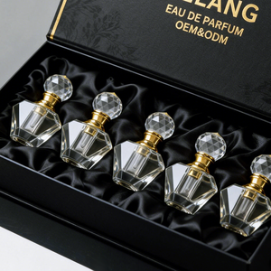 Kostbare Kristallen Parfumflesje Sample Polygon 1ML Glazen Flesjes Parfum Transparant 3ML Parfumolieflesje Met Pipet - Product Image 3