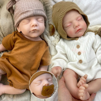 Poupées Reborn personnalisées en usine, 18 pouces, entièrement en silicone, sensation de peau réelle, bouche ouverte, anatomiquement correctes, garçon corpulent, Muneca Reborn Dolls