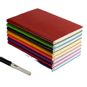 Biểu Tượng Tùy Chỉnh Kinh Doanh Máy Tính Xách Tay PU Da Mềm <span class=keywords><strong>A4</strong></span> Xoắn Ốc Tổ Chức Cho Các Trường Học Sử Dụng Bù Đắp Giấy Có Sẵn Cho In Ấn Tạp Chí - Product Image 1