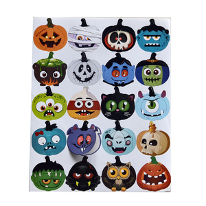 Op maat gemaakte uitgesneden 3 inch CMYK-kleuren vierkleurenprint weggeef sticker vel cartoon logo waterdichte vinyl PP holografische label - Product Image 6