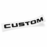 Fabrication sur mesure de votre propre logo, badges et emblèmes de voiture en plastique ABS chromé électro-plaqué pour la décoration de la carrosserie de la voiture, autocollants