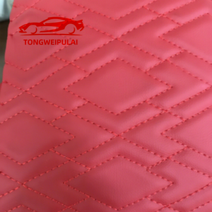 Cuero Sintético Acolchado con Esponja para Tapetes y Fundas de Asiento Impermeables para Automóviles - Tela de PU PVC con Bordado en Relieve para Sofá/<span class=keywords><strong>Silla</strong></span> - Product Image 2